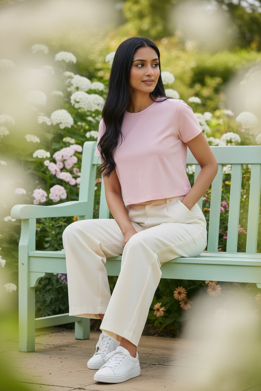 Baby Pink Crop Top – Bench Sit