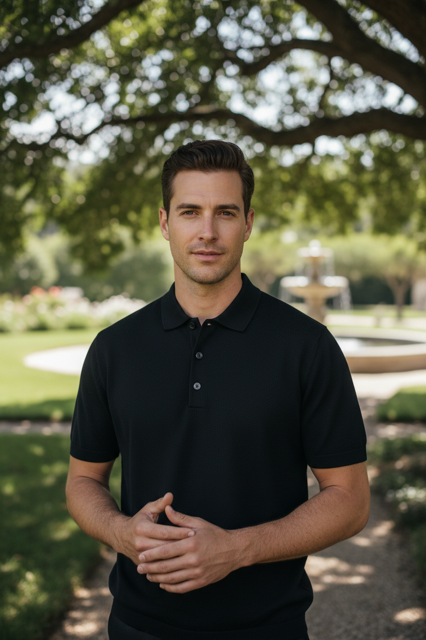 Black Polo – Detail