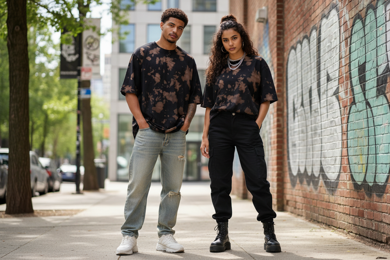 Brown Black Tie Dye - Reference Based