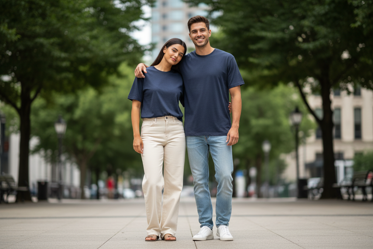 Duo Navy Melange