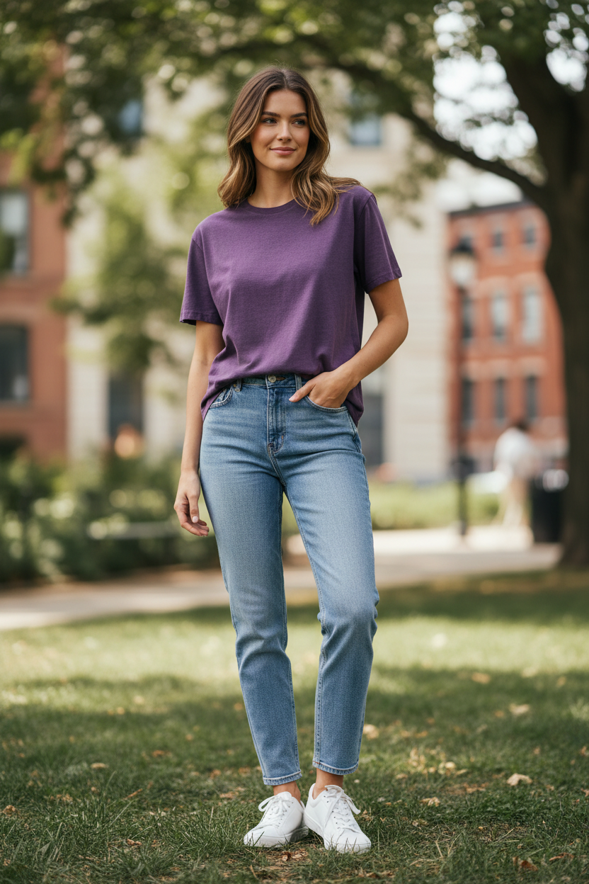 Female Purple Melange