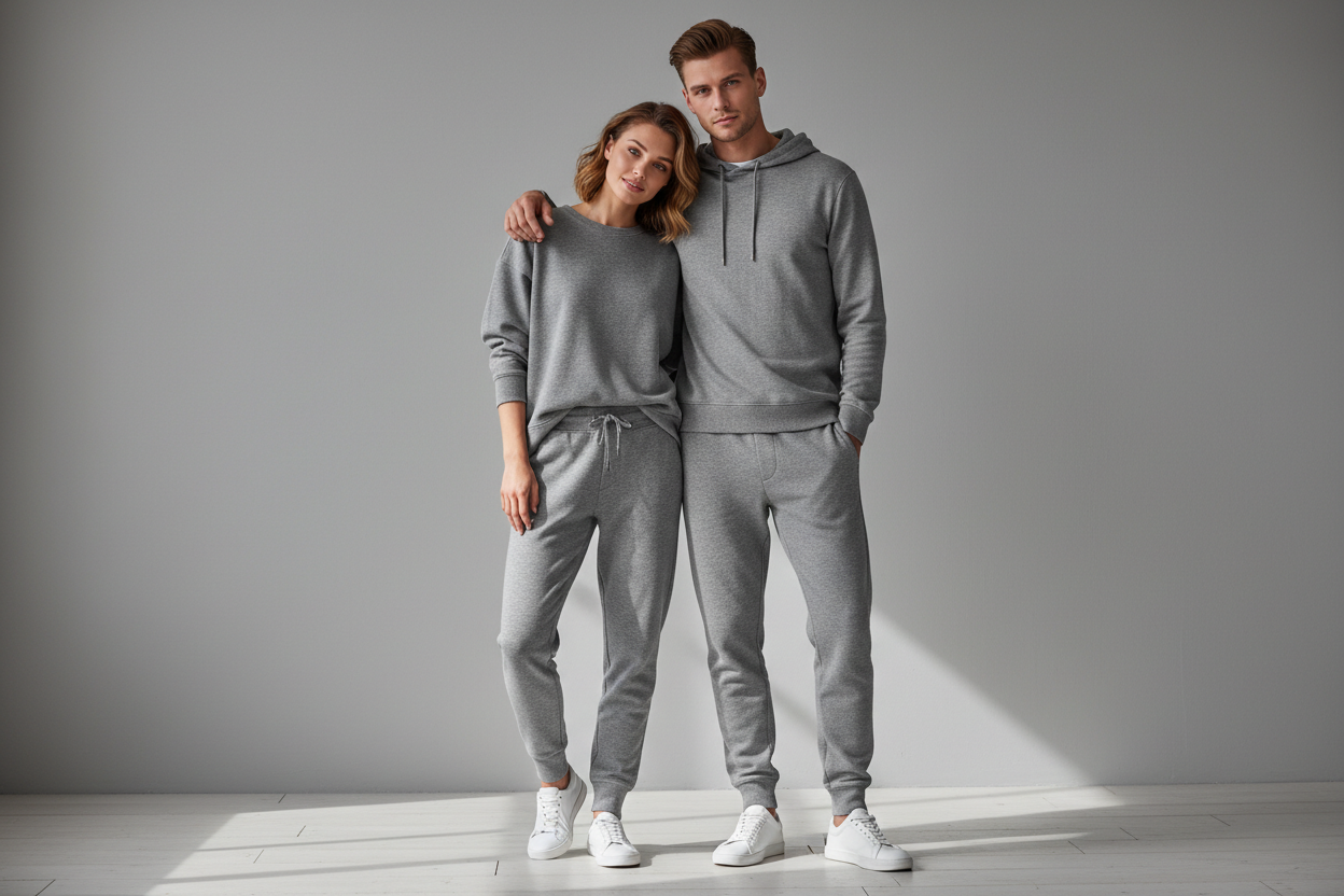 Grey Melange Duo