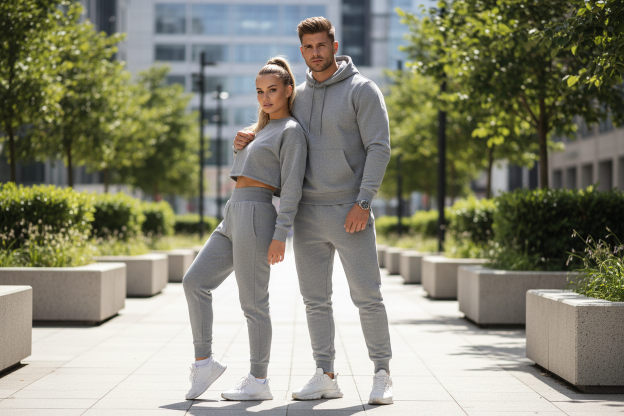 Grey Melange Outdoor Duo
