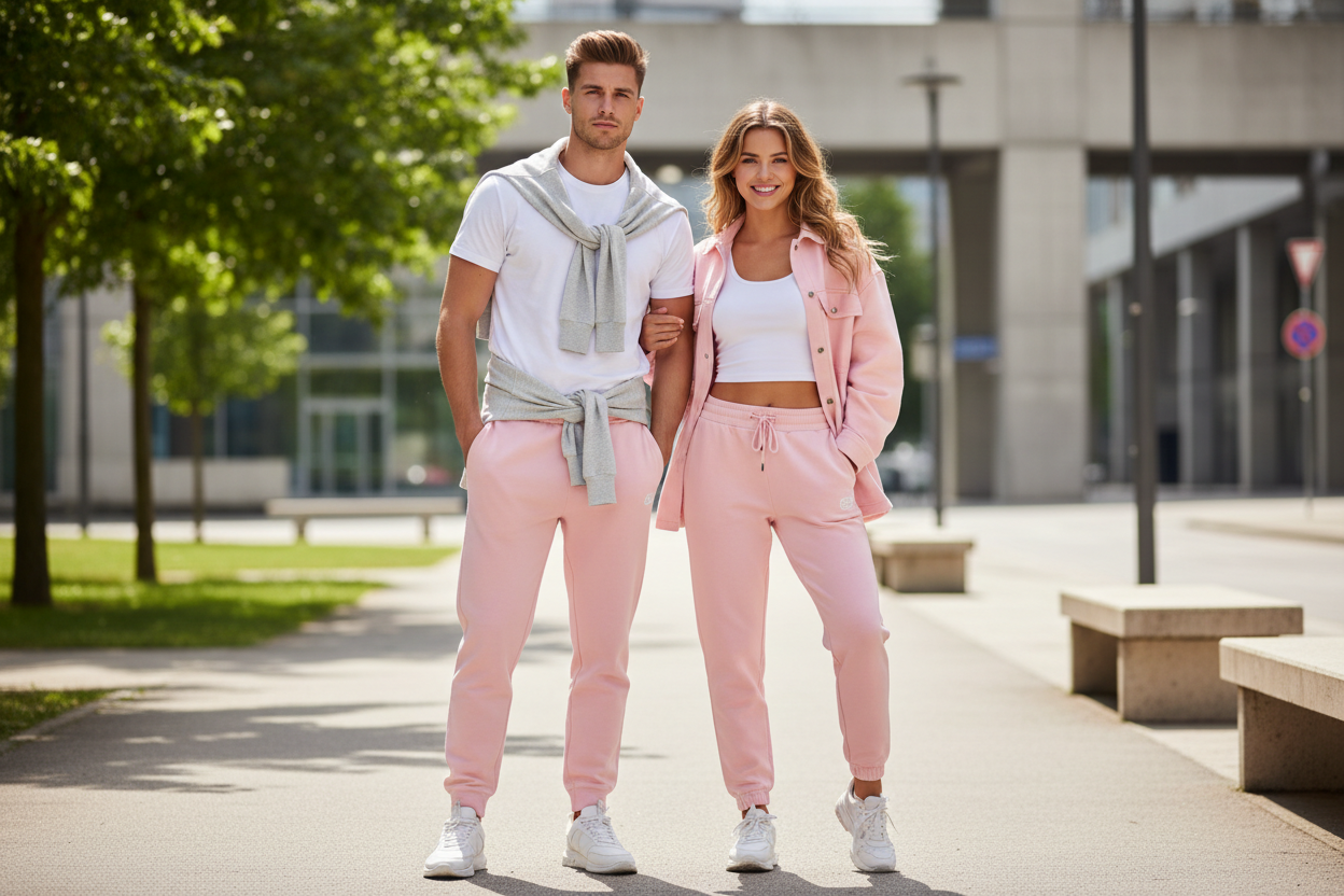 Light Baby Pink Outdoor Duo