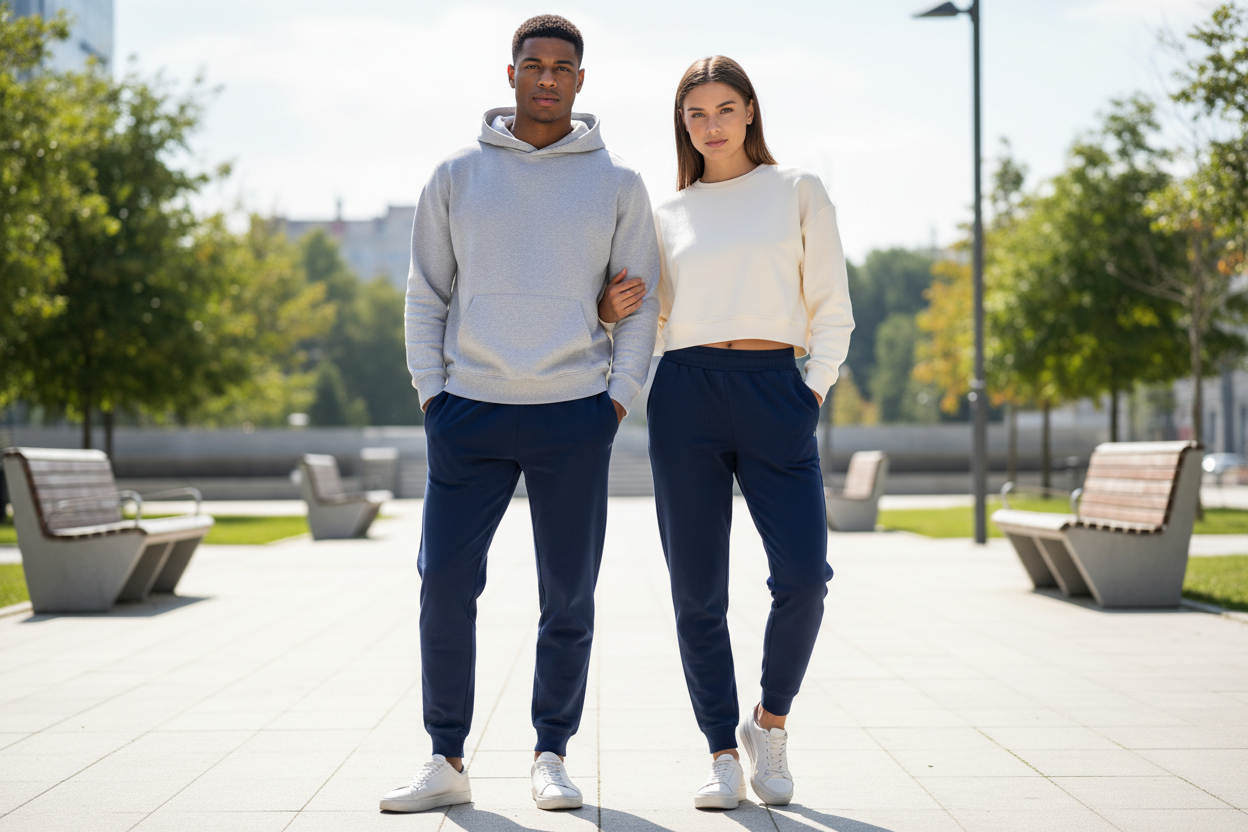 Navy Blue Outdoor Duo