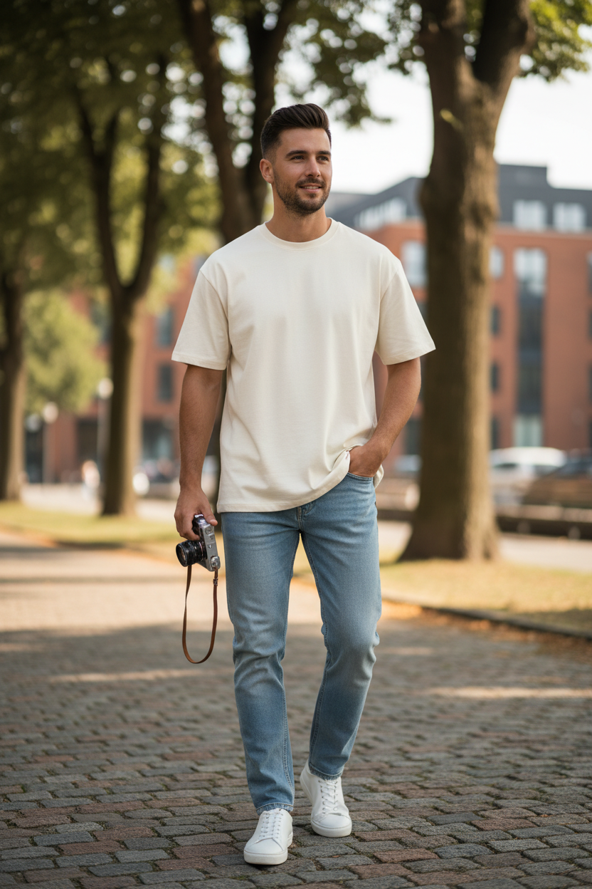 Off White Male Model