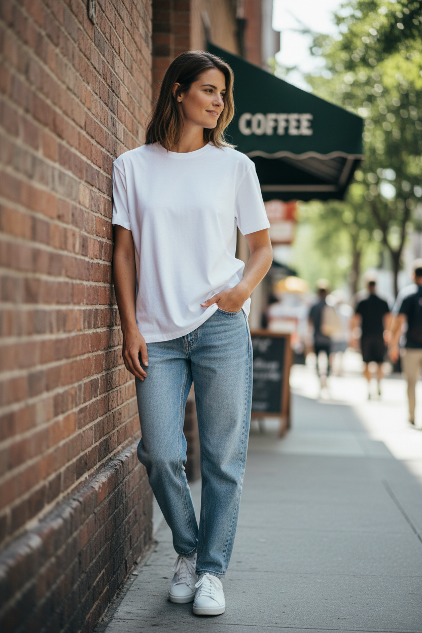 Outdoor Model Shoot - Unisex Classic Crew T-Shirt
