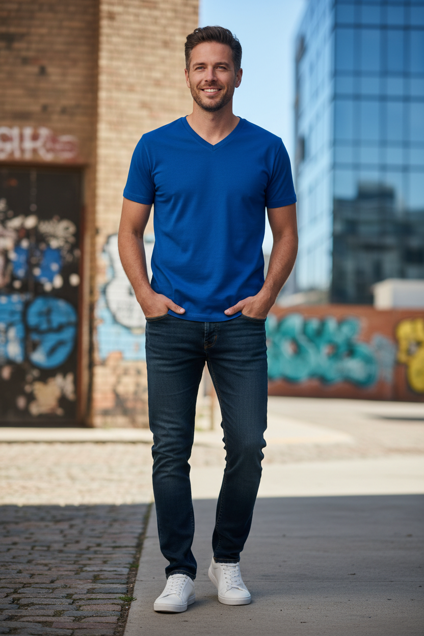 Royal Blue – Male Model