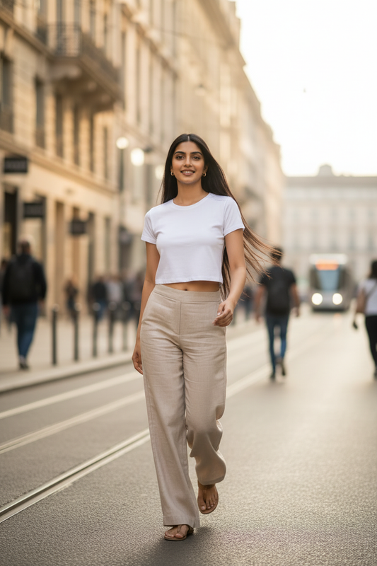 White Crop Top – Street Walk