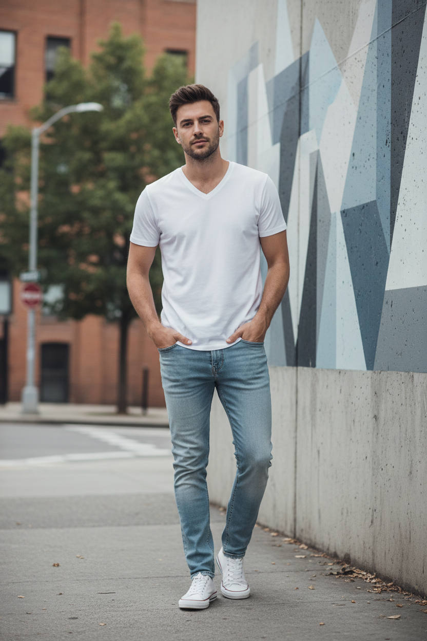 White – Male Model