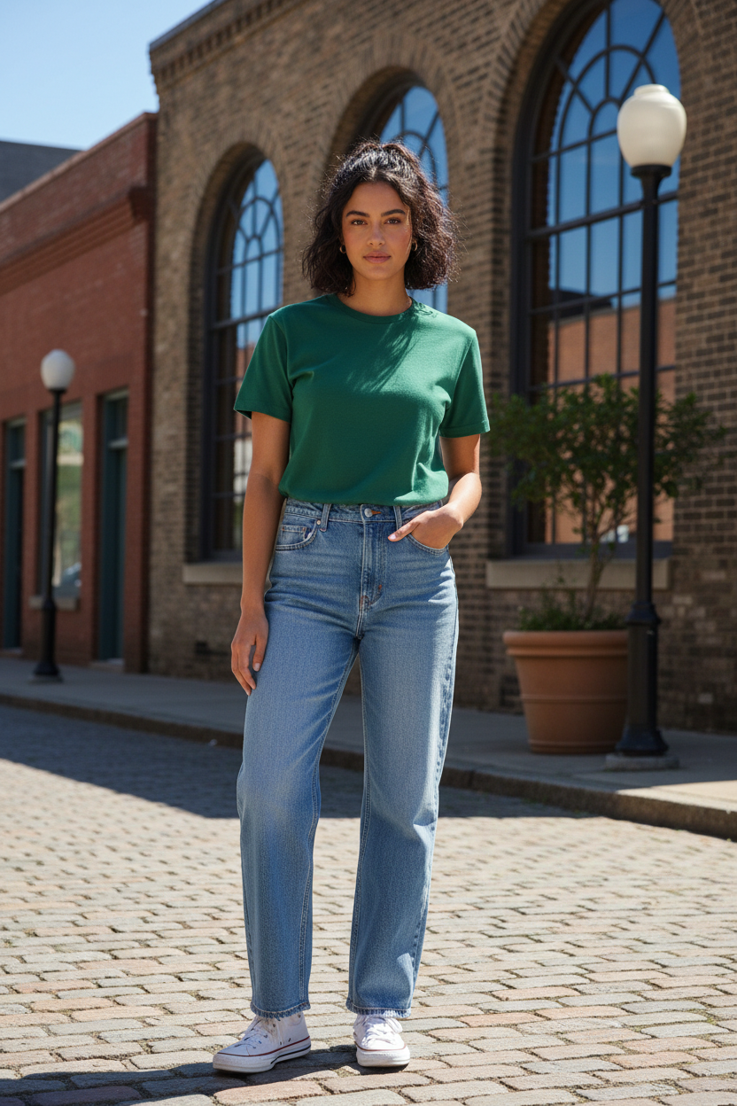 Women's Classic T-Shirt – Bottle Green