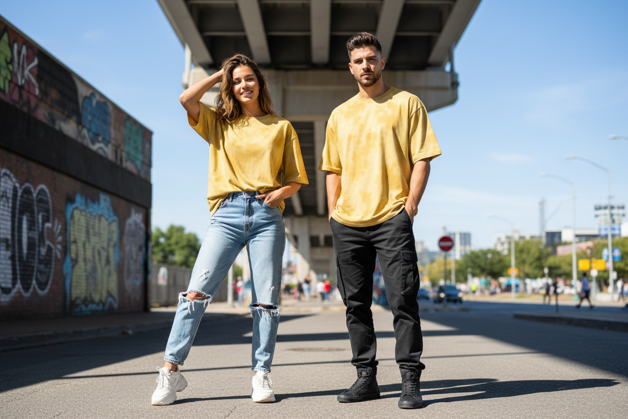 Yellow Tie Dye - Reference Based